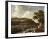 Mountainous Wooded Landscape with a Torrent-Jacob Isaaksz. Or Isaacksz. Van Ruisdael-Framed Giclee Print