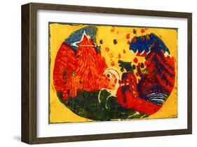 Mountains, 1911-Wassily Kandinsky-Framed Giclee Print