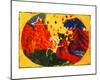 Mountains, 1911-Wassily Kandinsky-Mounted Giclee Print