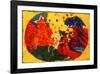 Mountains, 1911-Wassily Kandinsky-Framed Giclee Print