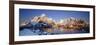 Mountains Along a Sea Side, Reine, Lofoten, Nordland County, Norway-null-Framed Photographic Print