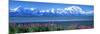 Mountains and Lake Denali National Park Ak USA-null-Mounted Premium Photographic Print