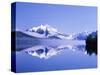 Mountains and Lake McDonald-Steve Terrill-Stretched Canvas