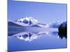 Mountains and Lake McDonald-Steve Terrill-Mounted Photographic Print