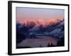 Mountains and Loch Duich Head at Dusk, Highlands, Scotland-Pearl Bucknell-Framed Photographic Print