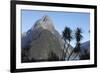 Mountains and Palm Trees Along Fjord-null-Framed Photographic Print