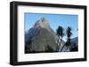 Mountains and Palm Trees along Fjord-Paul Souders-Framed Photographic Print