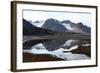 Mountains and Reflections at Magdelenefjord, Svalbard-David Lomax-Framed Photographic Print