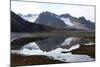 Mountains and Reflections at Magdelenefjord, Svalbard-David Lomax-Mounted Photographic Print