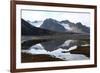 Mountains and Reflections at Magdelenefjord, Svalbard-David Lomax-Framed Photographic Print