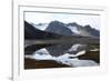 Mountains and Reflections at Magdelenefjord, Svalbard-David Lomax-Framed Photographic Print