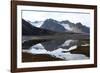 Mountains and Reflections at Magdelenefjord, Svalbard-David Lomax-Framed Photographic Print