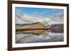 Mountains and reflections in a lake, near Hofn, southeast Iceland, Polar Regions-Nigel Hicks-Framed Photographic Print