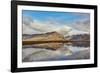 Mountains and reflections in a lake, near Hofn, southeast Iceland, Polar Regions-Nigel Hicks-Framed Photographic Print