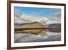 Mountains and reflections in a lake, near Hofn, southeast Iceland, Polar Regions-Nigel Hicks-Framed Photographic Print