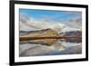 Mountains and reflections in a lake, near Hofn, southeast Iceland, Polar Regions-Nigel Hicks-Framed Photographic Print