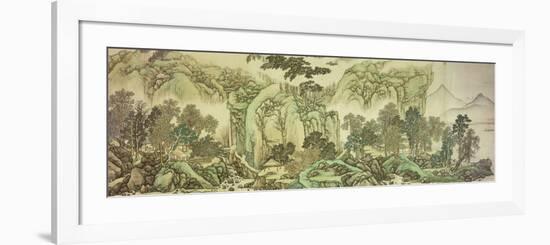 Mountains and River Without End (Part 1)-Cai Jia-Framed Giclee Print