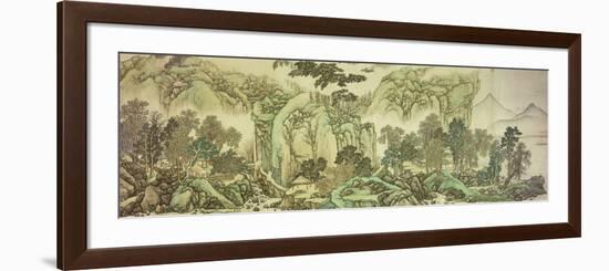 Mountains and River Without End (Part 1)-Cai Jia-Framed Giclee Print