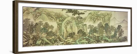 Mountains and River Without End (Part 1)-Cai Jia-Framed Premium Giclee Print