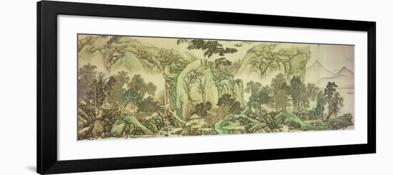 Mountains and River Without End (Part 1)-Cai Jia-Framed Premium Giclee Print