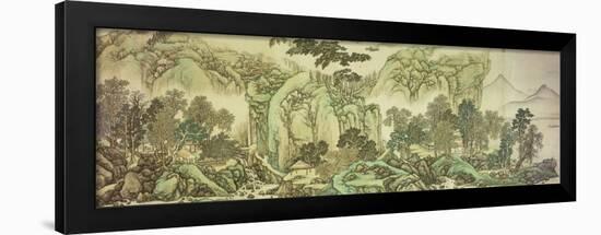 Mountains and River Without End (Part 1)-Cai Jia-Framed Giclee Print