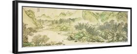 Mountains and River Without End (Part 3)-Cai Jia-Framed Premium Giclee Print