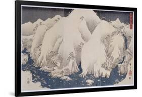 Mountains and Rivers of Kiso', 1857-Utagawa Hiroshige-Framed Giclee Print