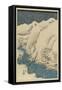 Mountains and Rivers on the Kiso Road (Kisoji No Sansen) No.1-Ando Hiroshige-Framed Stretched Canvas