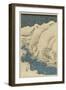 Mountains and Rivers on the Kiso Road (Kisoji No Sansen) No.1-Ando Hiroshige-Framed Art Print