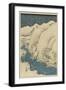 Mountains and Rivers on the Kiso Road (Kisoji No Sansen) No.1-Ando Hiroshige-Framed Art Print