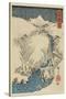 Mountains and Rivers on the Kiso Road (Kisoji No Sansen) No.3-Ando Hiroshige-Stretched Canvas