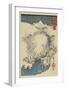 Mountains and Rivers on the Kiso Road (Kisoji No Sansen) No.3-Ando Hiroshige-Framed Art Print
