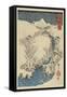 Mountains and Rivers on the Kiso Road (Kisoji No Sansen) No.3-Ando Hiroshige-Framed Stretched Canvas