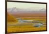 Mountains and Winding River in Tundra Valley-Momatiuk - Eastcott-Framed Photographic Print