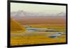 Mountains and Winding River in Tundra Valley-Momatiuk - Eastcott-Framed Photographic Print