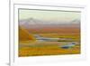 Mountains and Winding River in Tundra Valley-Momatiuk - Eastcott-Framed Photographic Print