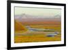 Mountains and Winding River in Tundra Valley-Momatiuk - Eastcott-Framed Photographic Print