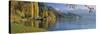 Mountains Around a Lake, Lake Vierwaldstattersee Vitznau, Canton Lucerne, Switzerland-null-Stretched Canvas