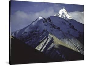 Mountains Around Everest, Tibet-Michael Brown-Stretched Canvas