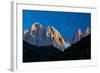 Mountains at Sunset, Dolomites, Val Di Funes, Trentino Alto Adige, South Tyrol, Italy-null-Framed Photographic Print