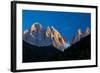 Mountains at Sunset, Dolomites, Val Di Funes, Trentino Alto Adige, South Tyrol, Italy-null-Framed Photographic Print