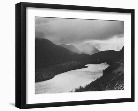 Mountains at Sunset-Fritz Goro-Framed Photographic Print