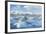 Mountains Behind the Icebergs Locked in the Frozen Water of Jokulsarlon Iceberg Lagoon-Neale Clark-Framed Photographic Print