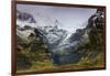 Mountains below the Vatnajokull glacier near Hofn, Iceland, Polar Regions-Alex Robinson-Framed Photographic Print