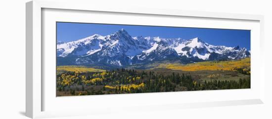 Mountains Covered in Snow, Sneffels Range, Colorado, USA-null-Framed Photographic Print