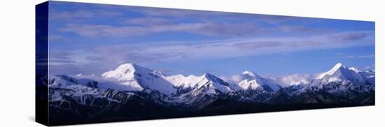 Mountains, Denali National Park, Alaska, USA-null-Stretched Canvas