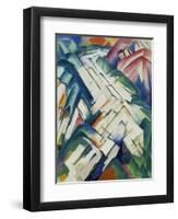 Mountains (Formerly Landscape), 1911/12-Franz Marc-Framed Giclee Print