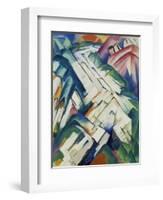 Mountains (Formerly Landscape), 1911/12-Franz Marc-Framed Giclee Print