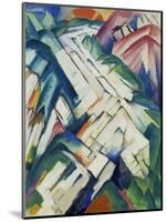 Mountains (Formerly Landscape), 1911/12-Franz Marc-Mounted Giclee Print