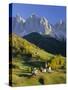 Mountains, Geisler Gruppe/Geislerspitzen, Dolomites, Trentino-Alto Adige, Italy, Europe-Gavin Hellier-Stretched Canvas